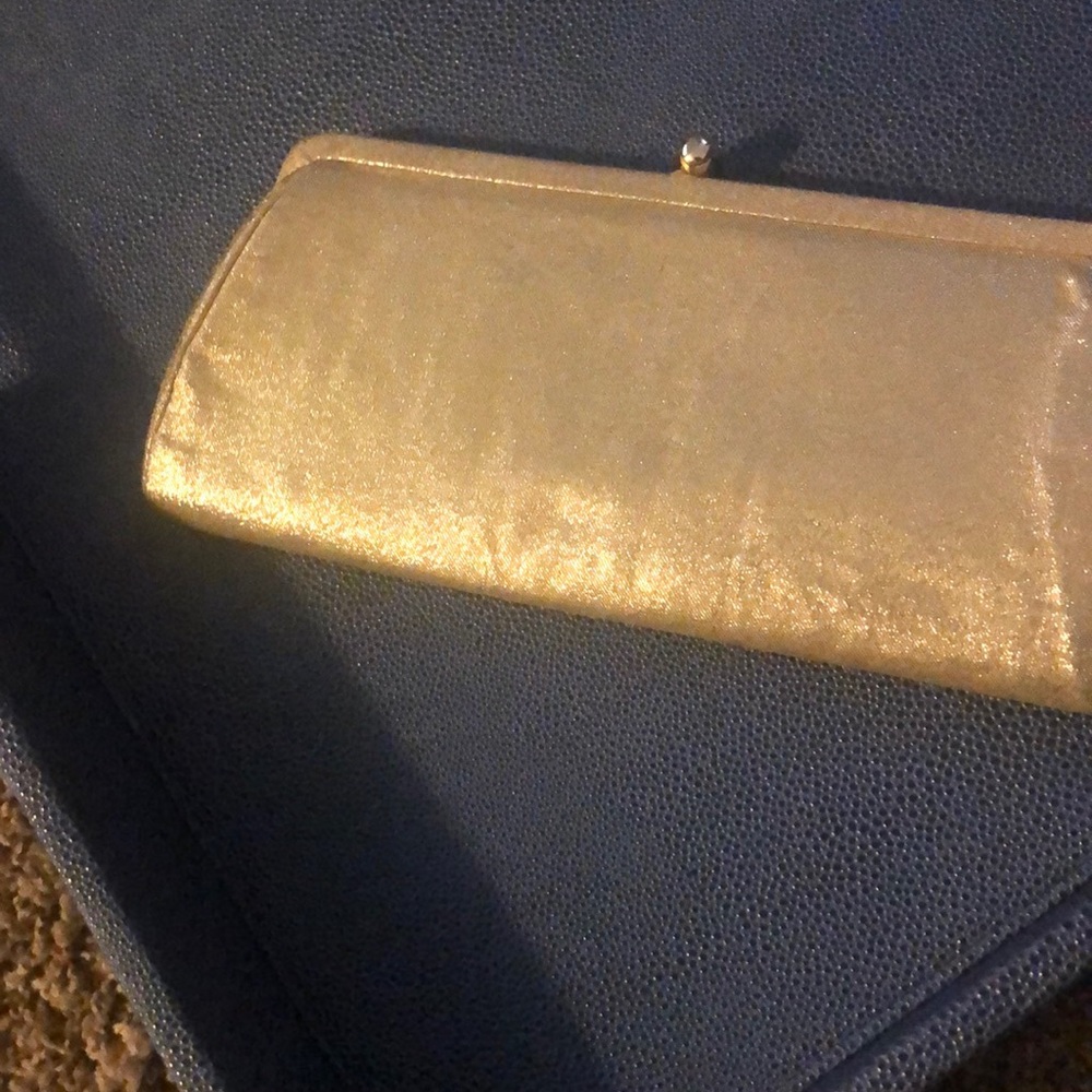 Vintage gold clutch